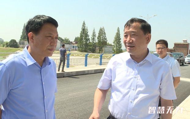 副市长桑宝庆来我县开展防汛检查并调研指导防震减灾工作