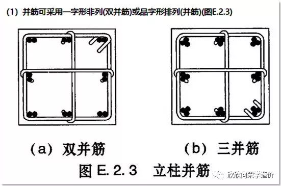 柱子的并筋,如何处理?_钢筋