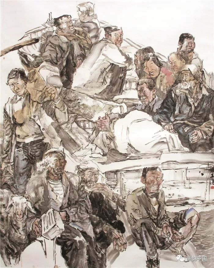 画韵人物品读画家王潇作品赏析