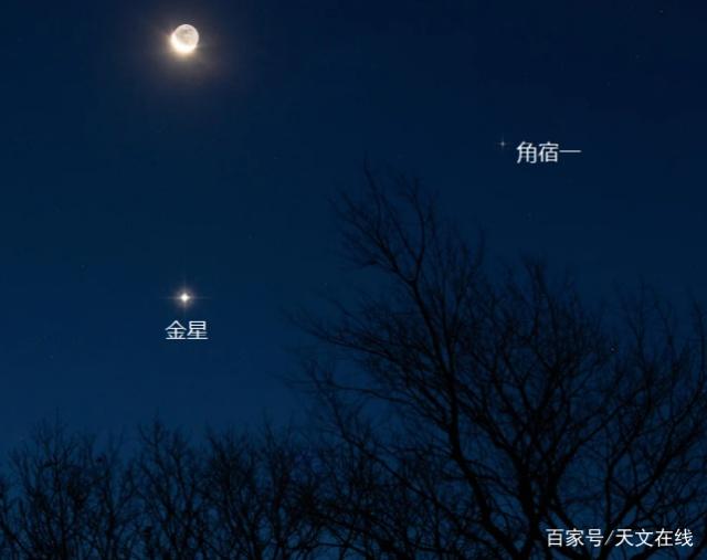 请定好您的闹钟本周四晚在东方夜空将发生角宿一伴月天文奇观