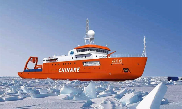 原创中国雪龙2号破冰船排水量13999吨展开为期12天海试