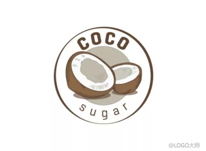 椰子椰树主题logo设计合集鉴赏
