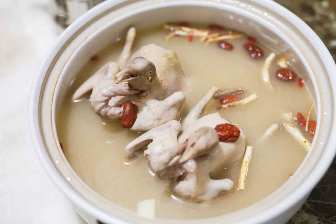 鸽饭盐焗鸽豉油皇鸽红烧乳鸽药材汤鸽本期菜单▽