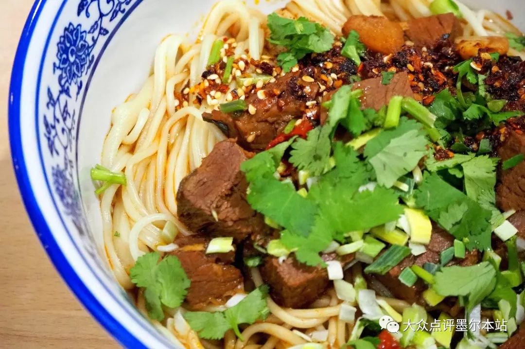 对暗号三细加辣子神级兰州牛肉面免费吃boxhill新店开业续写排队神话