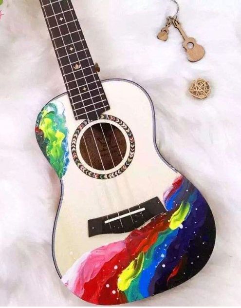 制作,手绘尤克里里用音乐来表达吧~那些不好意思说出口的对父亲的