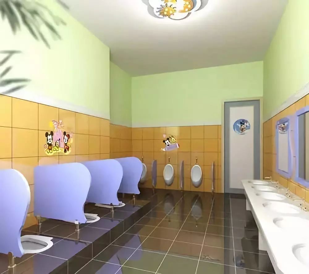 环创布置幼儿园卫生间这样设计让孩子爱上洗手