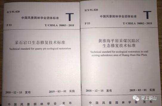 单位《采石宕口生态修复技术标准》主编及参编单位)在住建部