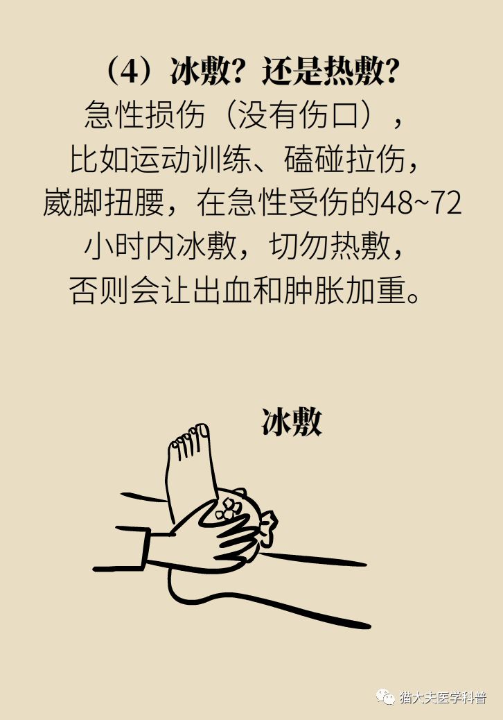 崴了脚受了伤冰敷但是你敷对了没有真不好说