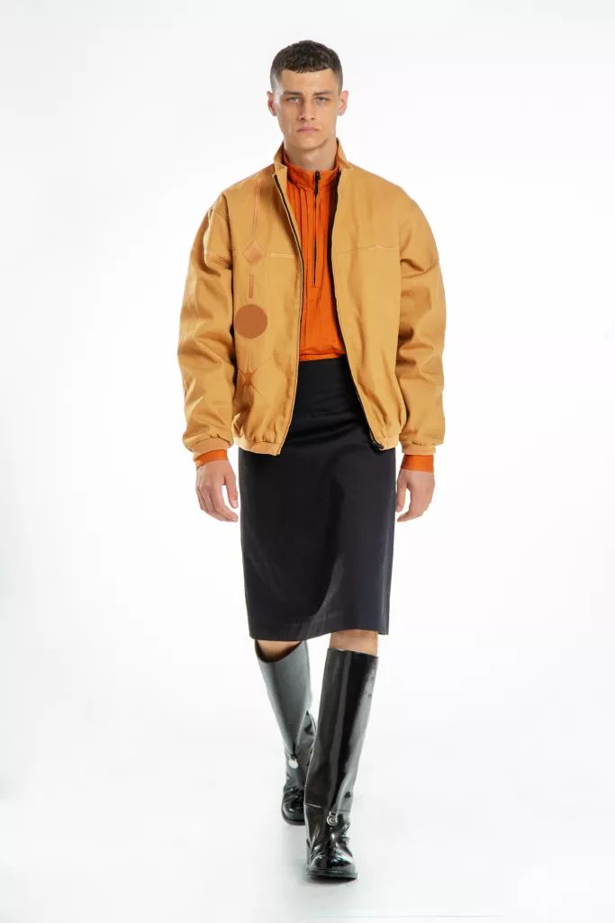 xander zhou【周翔宇】2020年春夏系列发布! (男装全场穿裙子了)_设计