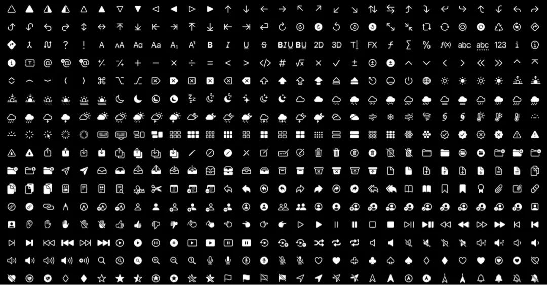 wwdc19sfsymbols内置图标库