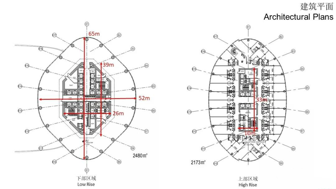 63層310米杭州第一高樓世界首創應用懸垂網格鋼結構