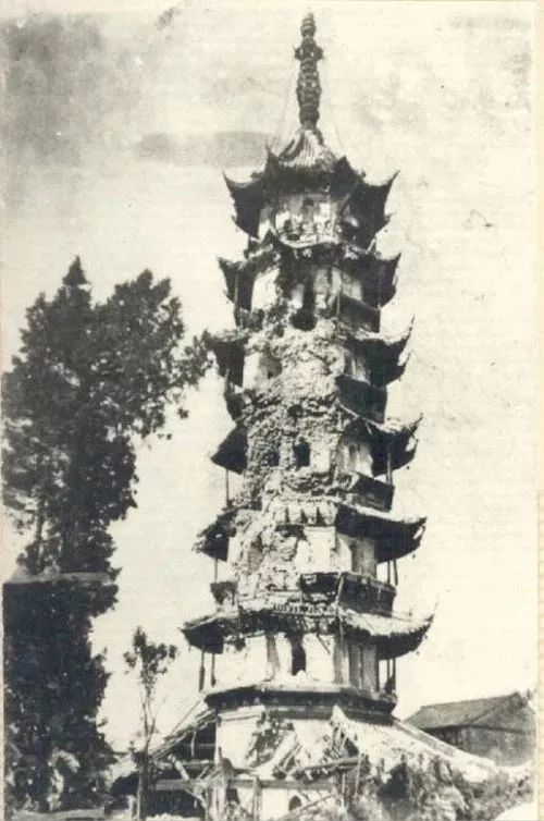 元代镇海塔坐落于海盐县天宁寺内放到如今想想也确实充满了那个时代的