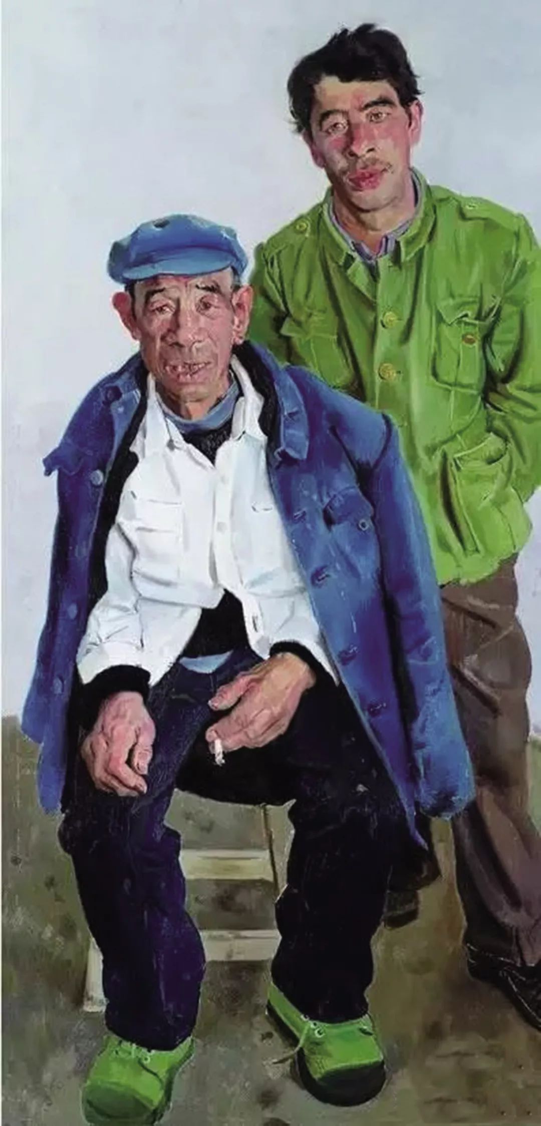 油画里的父亲们