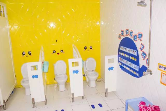 环创布置幼儿园卫生间这样设计让孩子爱上洗手