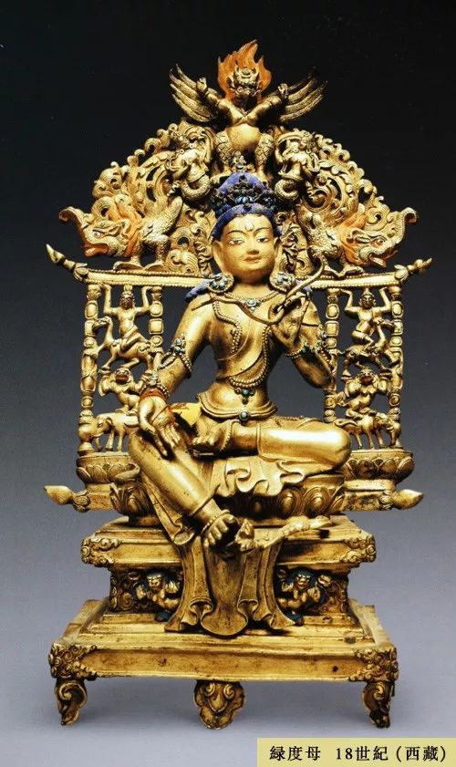 历史中的精美《绿度母》造像_母之主