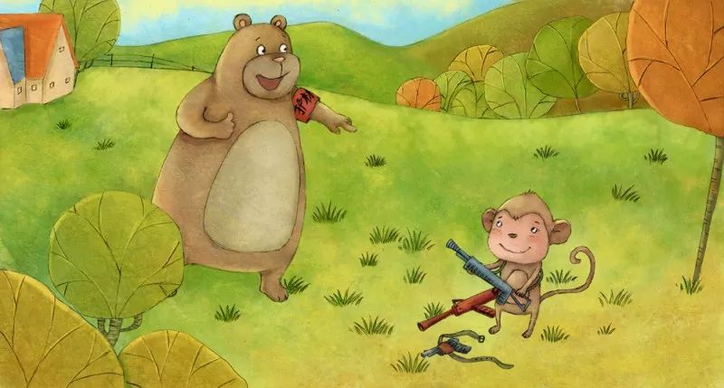 睡前故事丨带枪的猴子