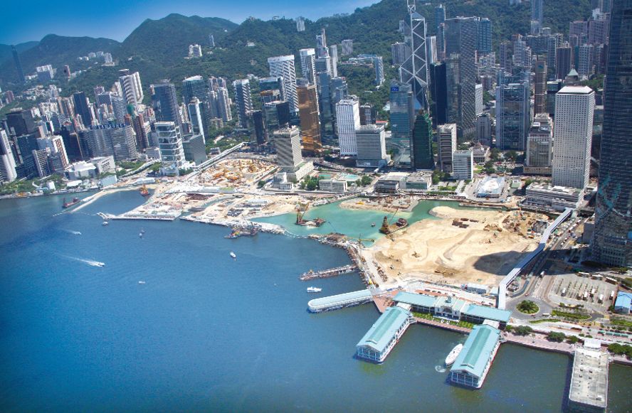 香港中环填海及中环湾仔绕道系列工程 |2005年7月,中国建筑国际寂团