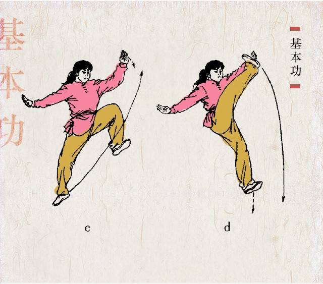 武术基本功之跳跃动作