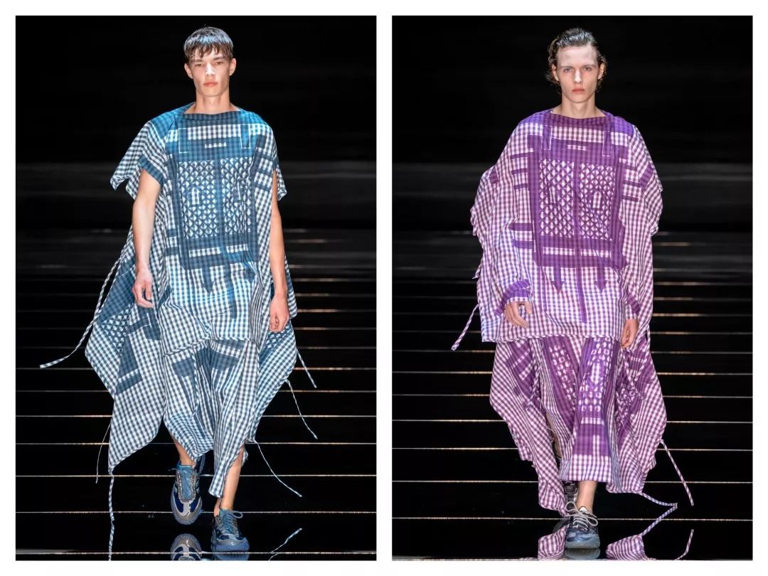 肿唇妆,竹编工艺,新版中国风齐上阵,这次伦敦男装周不要太精彩_设计