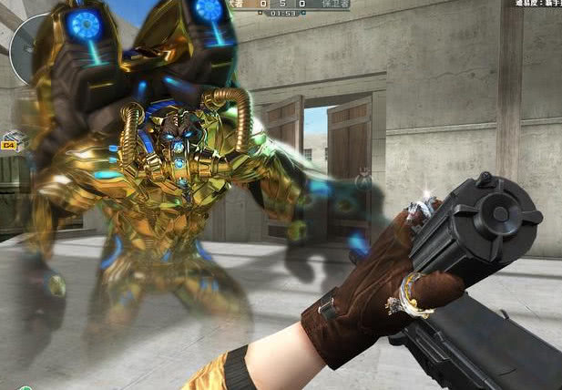 cf:外观十分奇葩的一款冲锋枪,换弹夹就像在填炮弹,来看看吧_火线