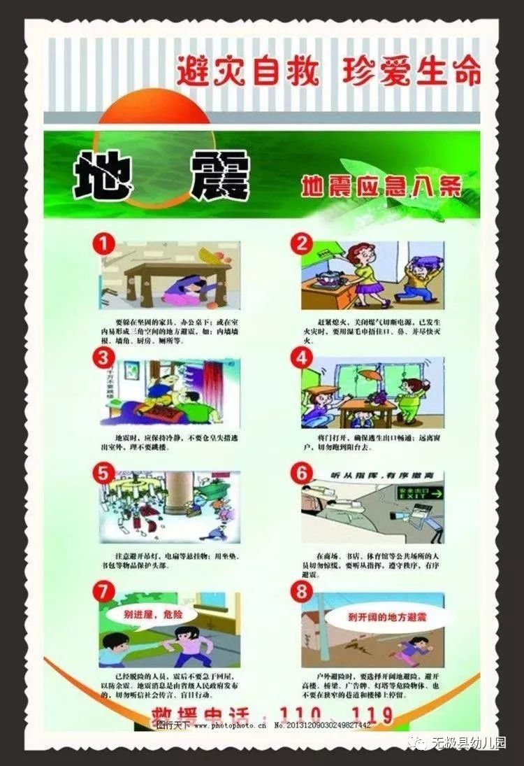 无极县幼儿园国家防灾减灾日期间开展主题教育活动