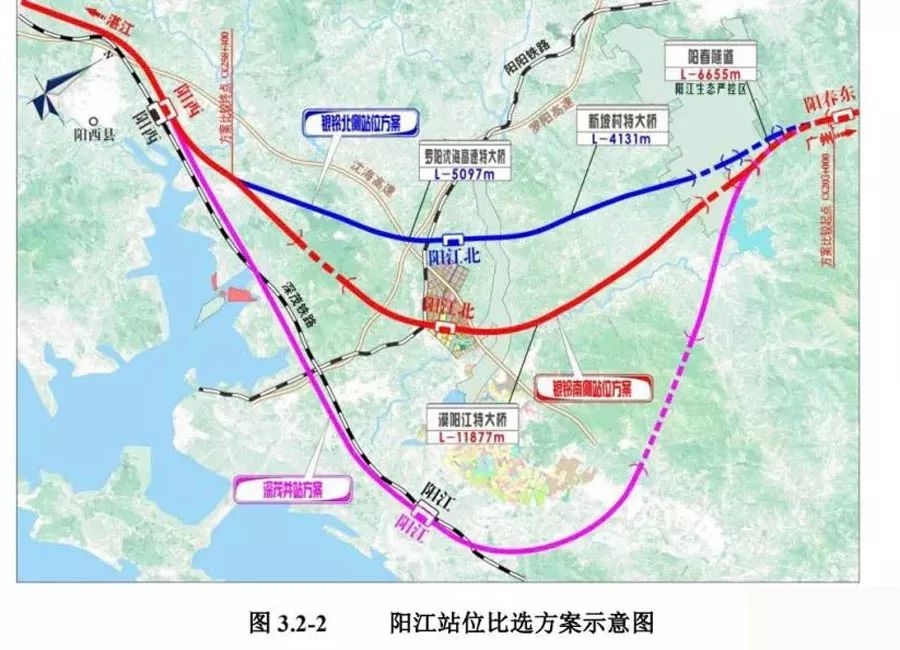 广湛高铁阳春段卫星图图片