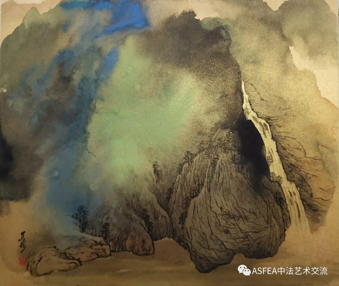 邀请从长安到巴黎万鼎山水画个展