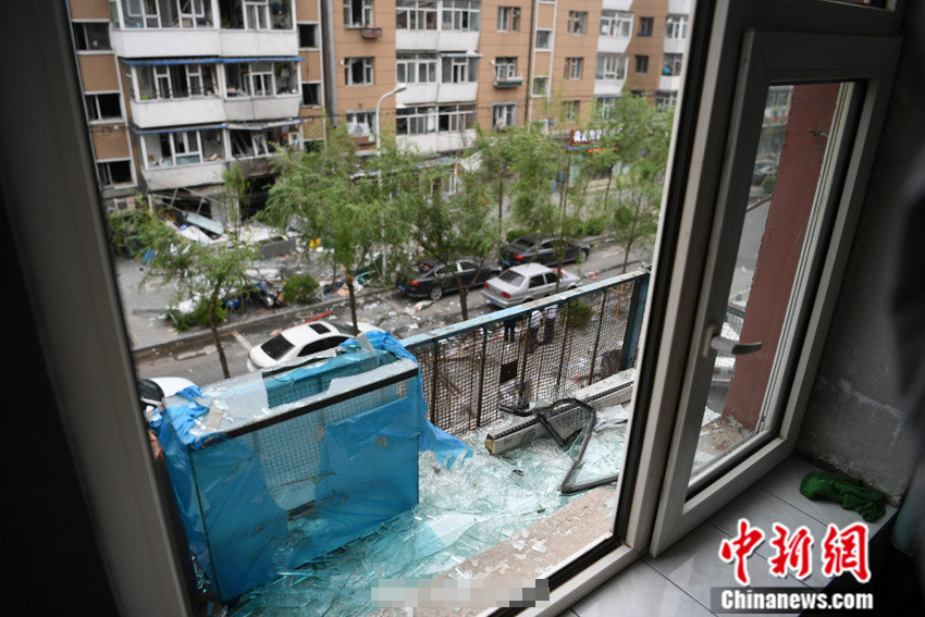 长春一居民楼发生爆炸 现场一片狼藉