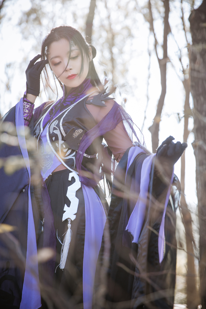 剑网三儒风万花cosplay