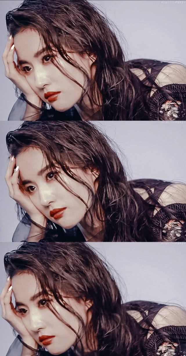 原创当女神刘亦菲化上浓妆时也可以这样妖娆动人