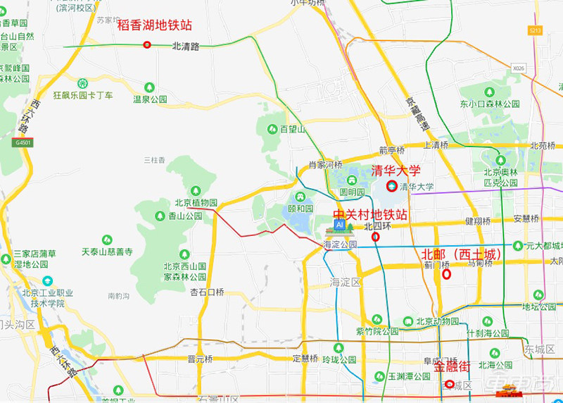 北京海淀5g覆盖区域图图片