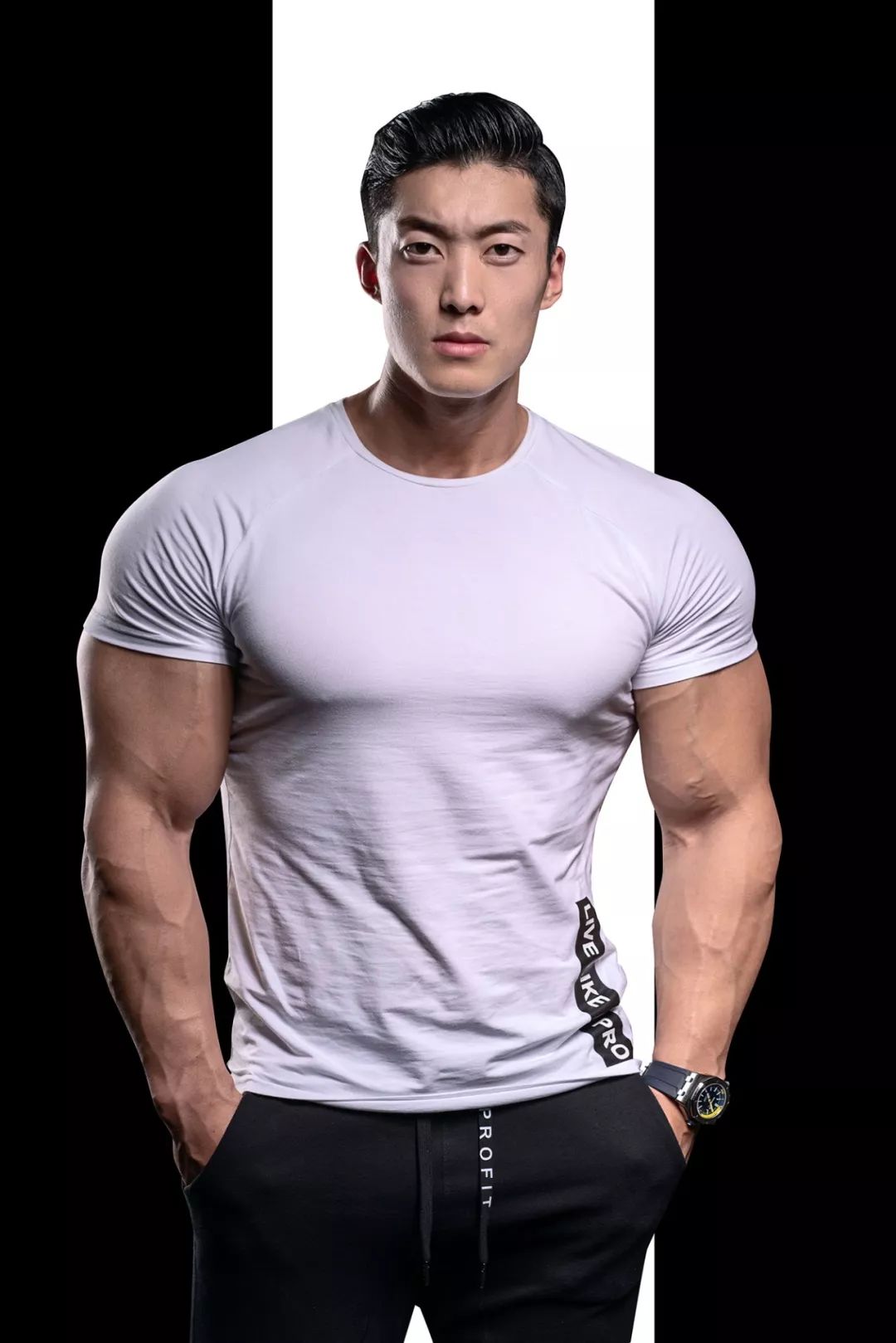 中国健美身材男图片