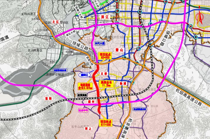 交通建设丨萧山南片又将多一条高架!更多道路在建中