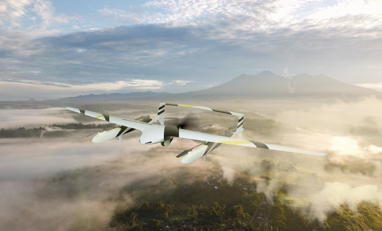 4小时傲势xchimera纯电动工业级无人机驶入超长航时