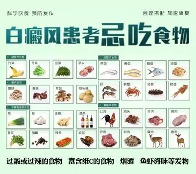 白癜风饮食禁忌