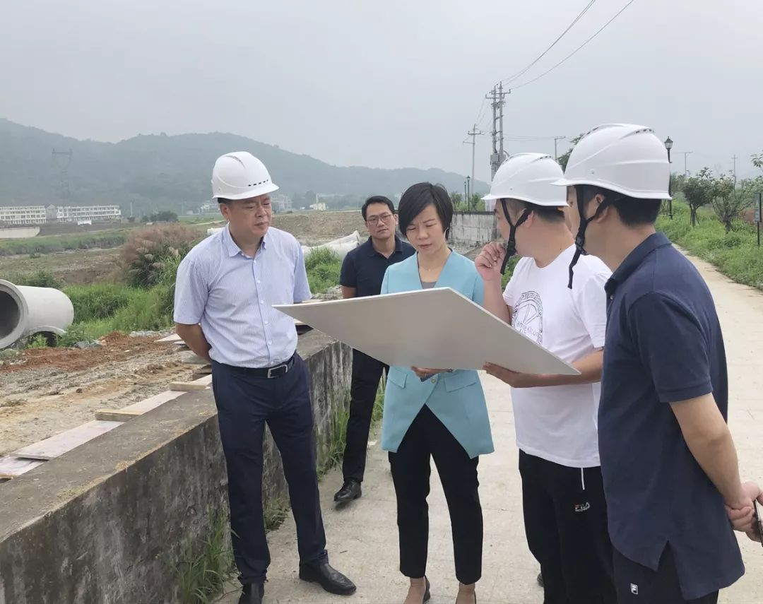 近日,平阳县县长黄慧在水头镇督查水利工程建设时强调,要高度重视水利