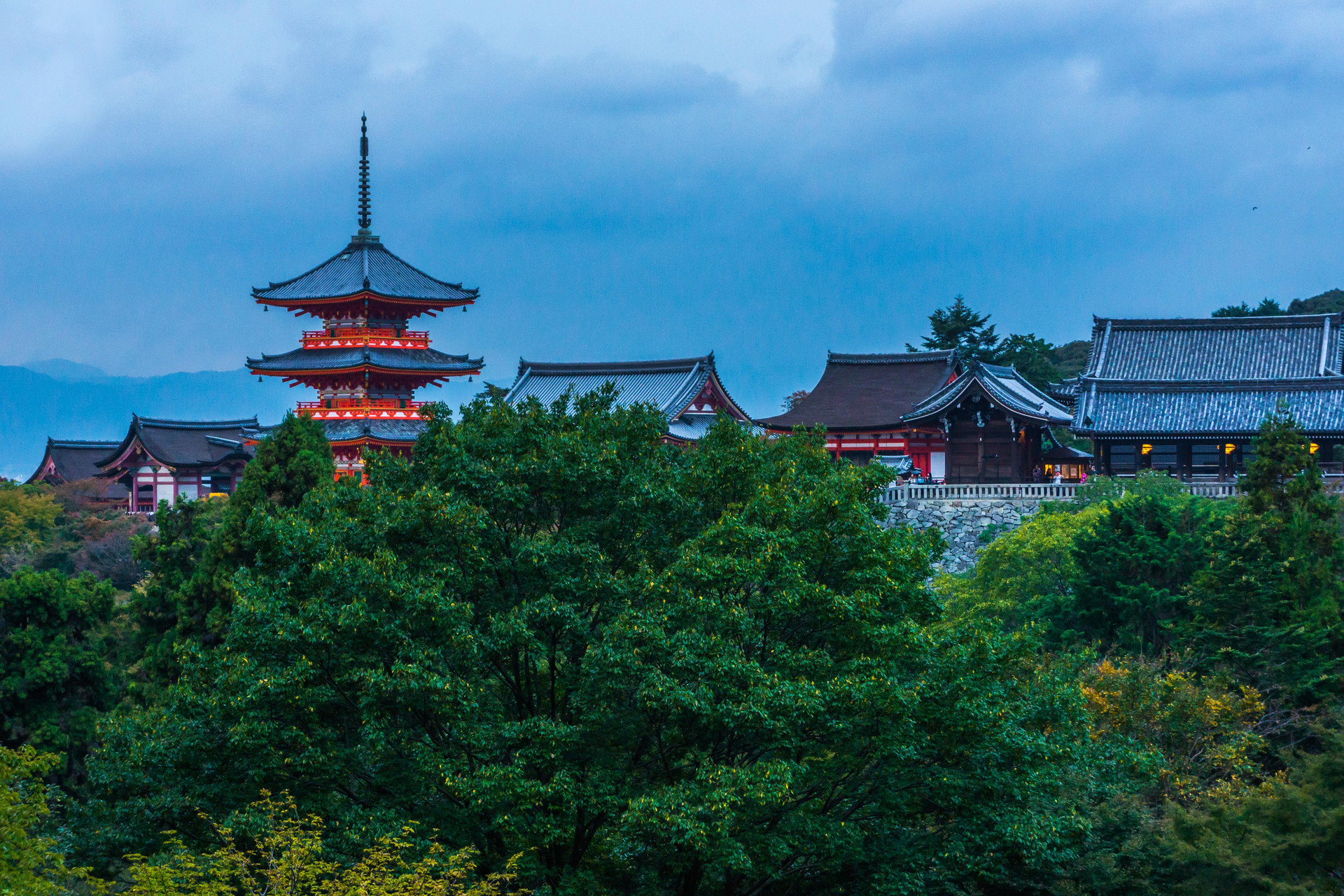 日本的千年古寺始建于唐朝 被列入世界文化遗产成旅游胜地 清水