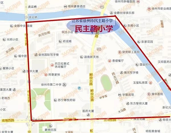 徐州小学学区划分图片