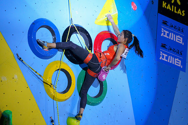 2019中攀联赛江苏淮安站举行15岁小将李婧瑜勇夺一金一铜