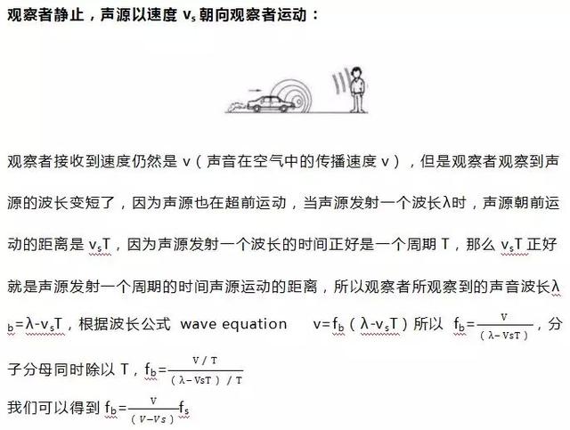 「alevel物理」多普勒效应doppler effect,你能拿满分吗?