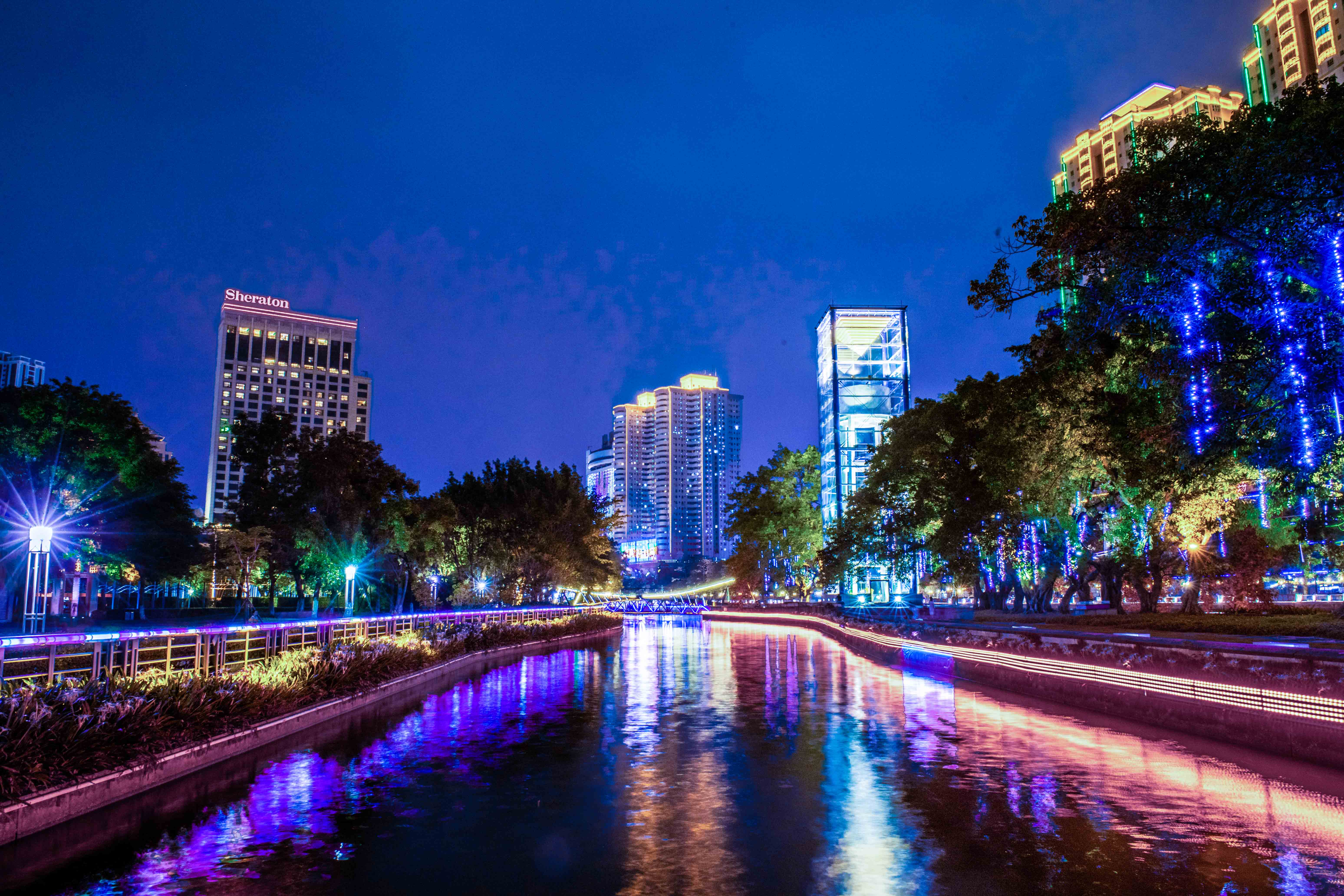 最美的夜景图片 市区图片