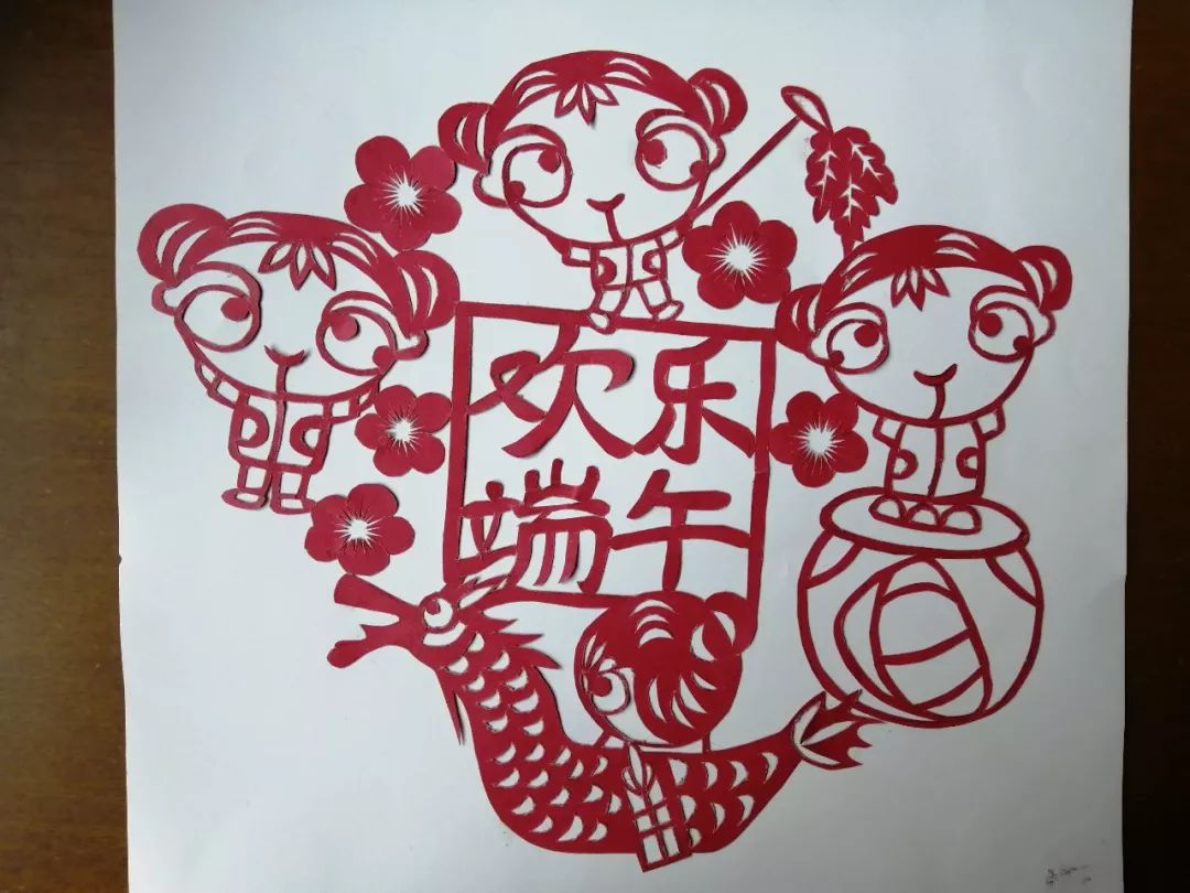 粽香庆端午 剪纸描中华---沙河二中开展"我们的节日61端午"主题活动