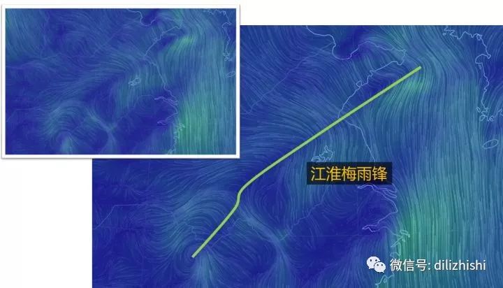 影响东亚各国的静止锋_梅雨