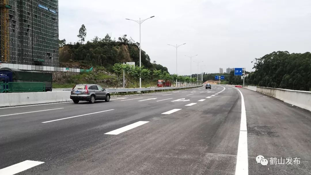 国道325鹤山改线工程主道开始测速!途经车辆注意了.