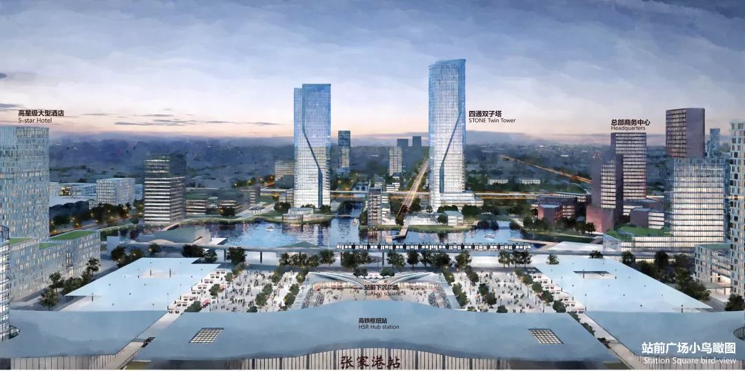 独家张家港高铁新城长啥样这4个设计方案先睹为快