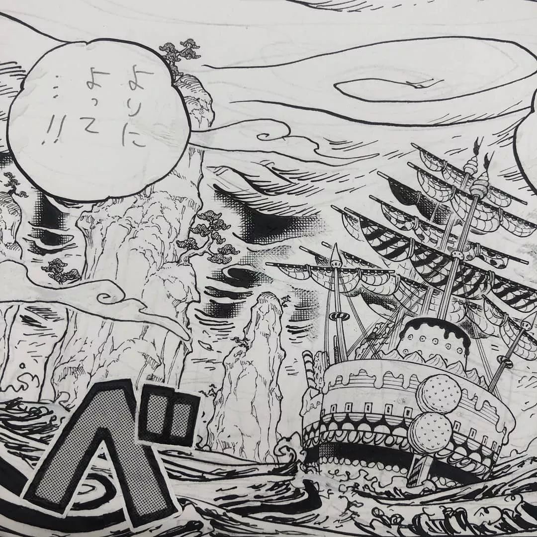 《海贼王》尾田漫画原稿首次公布,每一张都非常值得收藏!