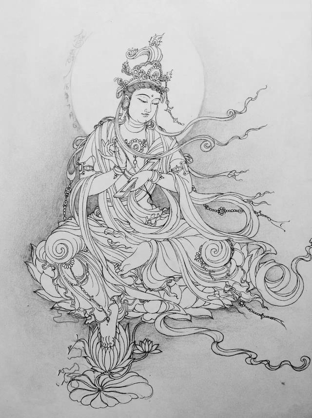 和田玉收藏大师玉侠崔涛邀请你欣赏33种菩萨玉雕底稿