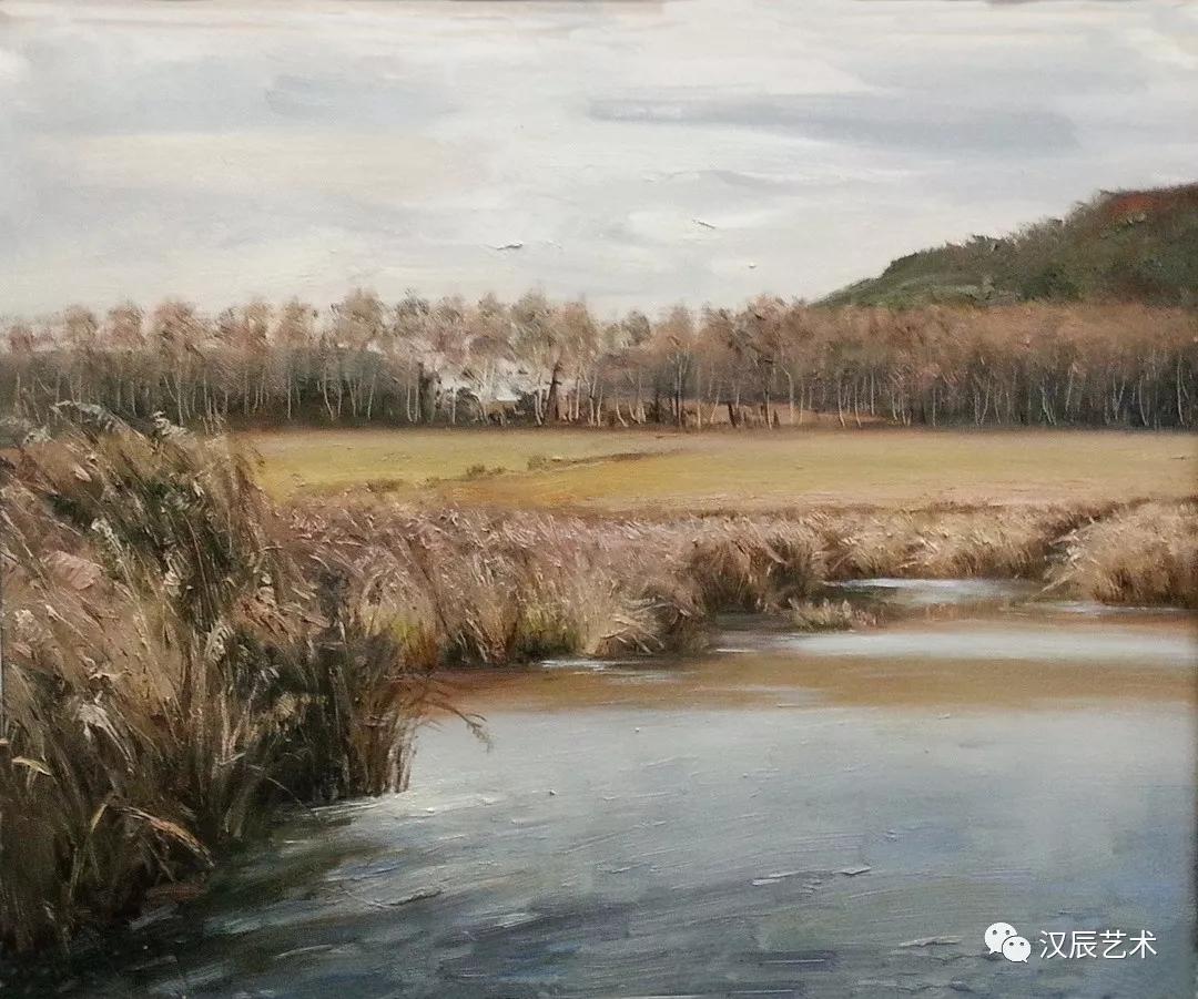 油画赏析周芯言用画笔记录下那一幕幕留下的足迹