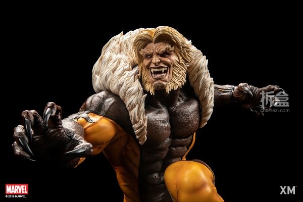 xmstudios漫威漫画x战警剑齿虎14雕像