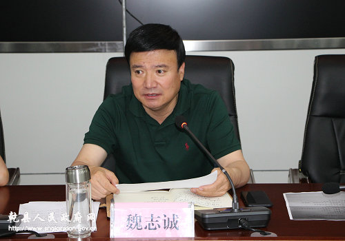 魏志诚强调:要充分认识到重点项目建设的重要性,切实